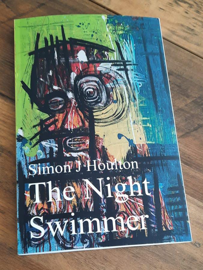 The night swimmer artistic book cover
